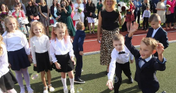 Gulbenes novada vidusskolā šogad ir sešas pirmās klases.