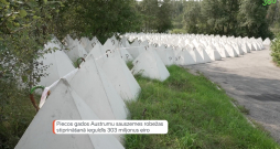 Joprojām aktīvi turpinās darbs pie Latvijas sauszemes robežas stiprināšanas – Austrumu pierobežā savesti “pūķa zobi” un “prettanku eži”.
