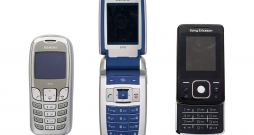 Mobilie podziņtelefoni.