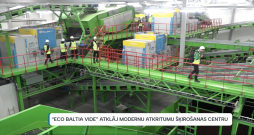"Eco Baltia vide" atklāj modernu atkritumu šķirošanas centru.