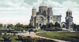 Pareizticīgo katedrāle 20. gs. sākumā.