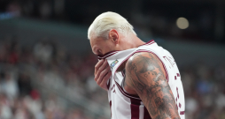 Latvijas basketbola izlases spēlētājs Jānis Timma.