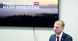 Klimata un enerģētikas ministrs Kaspars Melnis.
