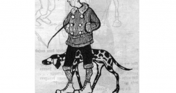 Žurnāla "Lietuvēns" 1914. gada karikatūra par vācbaltiešiem.