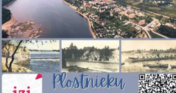 Lai izmantotu audiogidu, tālrunī jāreģistrē lietotne "Izi.travel", meklētājā jāievada "Pļaviņas" un jāizvēlas audiogids "Pļaviņu plostnieku taka". Takas sākums ir pie Bebrulejas piemiņas akmens, bet to var izvēlēties arī citviet uz Pļaviņu aizsargdambja, audiogidā izvēloties atbilstošu pieturvietu.