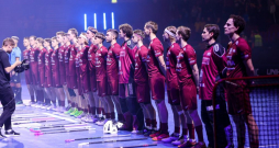 Latvijas florbola izlase.