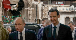 Vladimirs Putins un Sīrijas diktators Bašars al Asads.