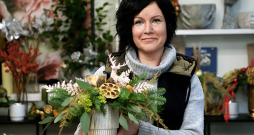 Floriste, ziedu salona "Alternatiff flowers" īpašniece Rita Vidruska.