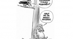 Zīmē Gatis Šļūka. Latvijas gada dzīvnieks - ezis!