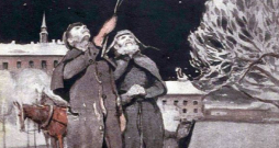 I. Zeberiņa zīmējums 1935. gada janvāra žurnālam "Atpūta".