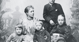 Forselu bērni 1893. gadā, Ellija ir vecākā.
