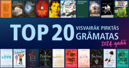 2024. gada pirkto grāmatu Top 20: Kas aizrāvis lasītājus?