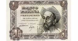 Dons Kihots uz Spānijas 1951. gada banknotes.