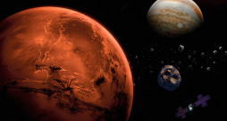 Starp Marsu un Jupiteru – dzelzs asteroīds Psīhe.
