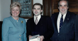1994. gada vasarā Rīgā. No kreisās: Vaira Paegle, Juris Lorencs un Tālivaldis Kronbergs.