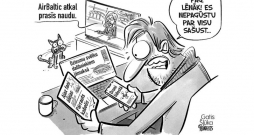 Zīmē Gatis Šļūka. Pag, lēnāk! Es nepagūstu par visu sašust!