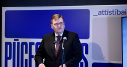 Partijas "Latvijas attīstībai" valdes līdzpriekšsēdētājs Juris Pūce.