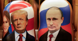 Donalds Tramps un Vladimirs Putins. 
