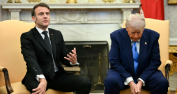 Emanuels Makrons un Donalds Tramps.