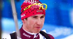 Latvijas biatlonists Andrejs Rastorgujevs. 