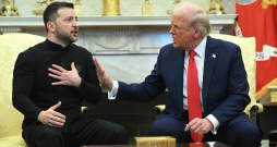 Ukrainas prezidents Volodimirs Zelenskis, Baltajā namā tiekoties ar ASV prezidentu Donaldu Trampu, aicināja nepieļaut kompromisus ar Krievijas diktatoru Vladimiru Putinu.