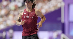 Valters Kreišs pirmo reizi lielajās sacensībās iekļuvis labāko sešniekā.