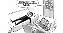 Zīmē Gatis Šļūka. Tiek veikts horizontālais audits!