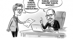 Zīmē Gatis Šļūka. Šonedēļ uzdevusi nenozīmē šonedēļ sagatavot 