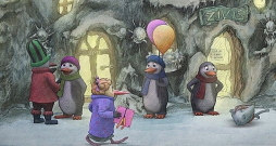 Kadrs no Reiņa Kalnaeļļa animācijas filmas "Telmas ideālā dzimenīte".