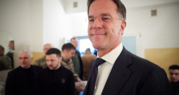 NATO ģenerālsekretārs Marks Rite Ukrainā. NATO ģenerālsekretārs Marks Rite Ukrainā.