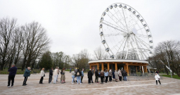 Rīgas panorāmas rata "Riga Rise" atklāšanas pasākums. 