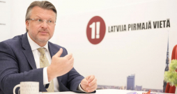 Partijas "Latvija pirmajā vietā" Rīgas mēra amata kandidāts, Saeimas deputātes Ainārs Šlesers.