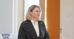 XIII Latvijas Skolu jaunatnes dziesmu un deju svētku rīcības grupas vadītāja Inga Vasiļjeva.