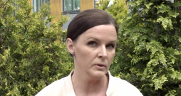 Partijas "Suverēnā vara"/"Apvienība Jaunlatvieši" līdere Jūlija Stepaņenko.