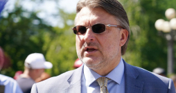 Partijas "Latvija pirmajā vietā" priekšsēdētājs Ainārs Šlesers.