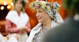 Folkloriste, folkloras kopas vadītāja Aīda Rancāne.