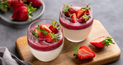 Klasiskā panna cotta.