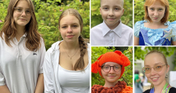 Jasmīna Petra Puriņa, Patrīcija Krūmkalna, Mārcis, Gerda Griezene, Paula, Elvita Maskalāne.