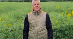Zemnieku saimniecības “Arāji” galvenais agronoms Andis Brakmanis,