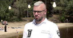 Rīgas pašvaldības policijas Glābšanas un sabiedriskās kārtības nodrošināšanas nodaļas priekšnieks Jānis Skrims.
