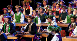 XIII Latvijas Skolu jaunatnes dziesmu un deju svētku Kokļu mūzikas koncerta ģenerālmēģinājums "Dzīslojums" ģenerālmēģinājums Dailes teātrī.