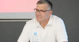 Latvijas vīriešu handbola izlases jaunais treneris Margots Valkovskis.