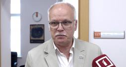 Latvijas Veselības un sociālās aprūpes darbinieku arodbiedrības priekšsēdētājs Valdis Keris.