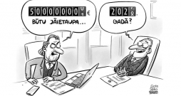 Zīmē Gatis Šļūka. Būs jātaupa!