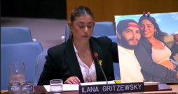Bijusī Izraēlas ķīlniece Gazā, Ilana Gricevska (Ilana Gritzewsky), trešdien emocionāli uzrunāja ANO Drošības padomi.