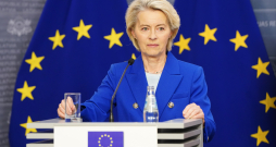 Eiropas Komisijas priekšsēdētāja Urzula fon der Leiena piedalās preses konferencē pēc tikšanās ar Ministru prezidenti Ministru kabinetā.