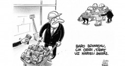 Zīmē Gatis Šļūka. Baro būvnieku, cik gribi...