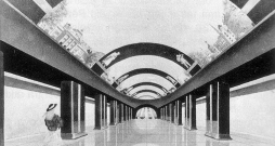 Viens no Centra metro stacijas projekta variantiem.