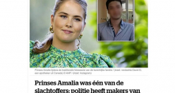 Princese Amālija ir viena no upuriem. Nīderlandes policija izsekojusi dzīves īstenībai ļoti līdzīgu pornogrāfisku materiālu veidotājus ar slavenībām. Tie publicēti vietnē "MrDeepFakes", kuras galvenais vadītājs ir Kanādas farmaceits Deivids D. (aizmiglotā seja attēlā). Šī vietne jau ir slēgta. Aizturēts 73 gadus vecs vīrietis no Ziemeļholandes, paziņojis Prokuratūras dienests.