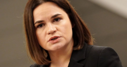 Baltkrievijas demokrātiskās kustības līdere Svjatlana Cihanouska.